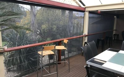 Are Outdoor Cafe Blinds Waterproof?