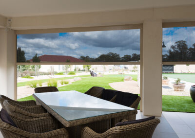 outdoor blind shades in Perth home