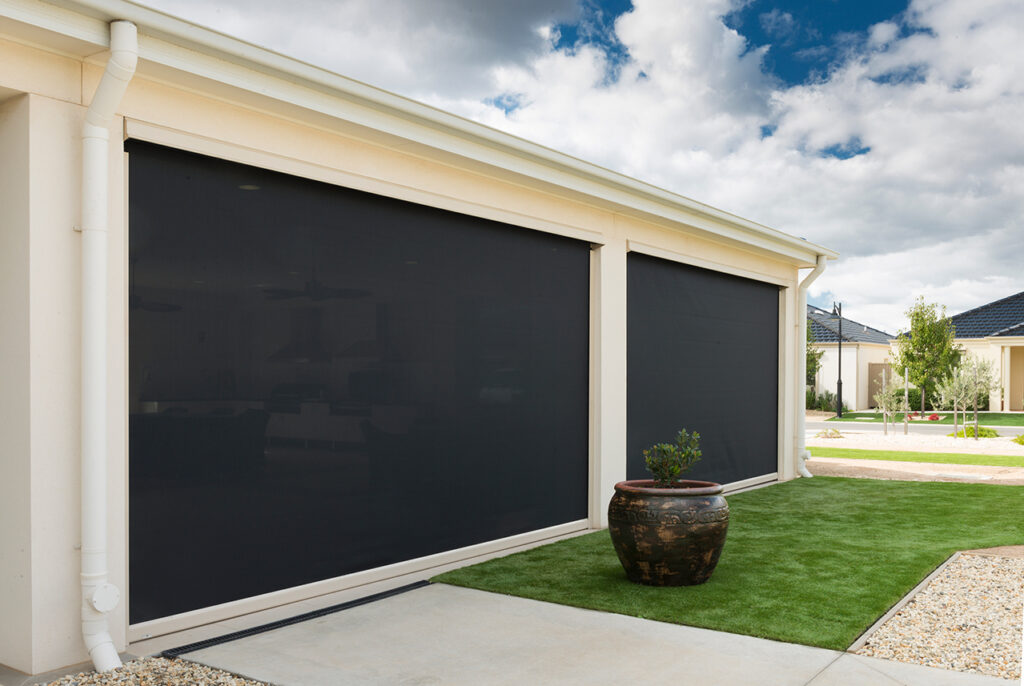 ziptrack outdoor blinds in Adelaide home