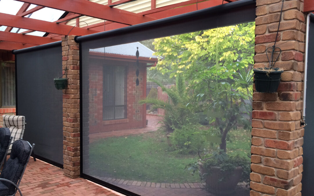 Pergola Patio Blinds for Outdoor Shade and Fly & Insect Protection
