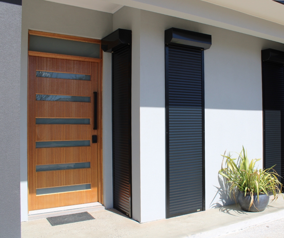 Roller security shutters
