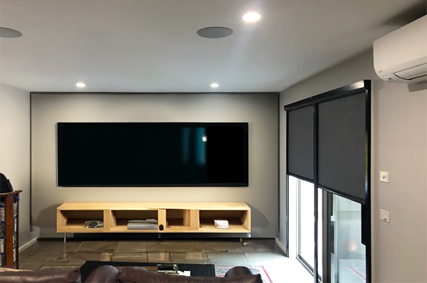 Home theatre blackout blinds