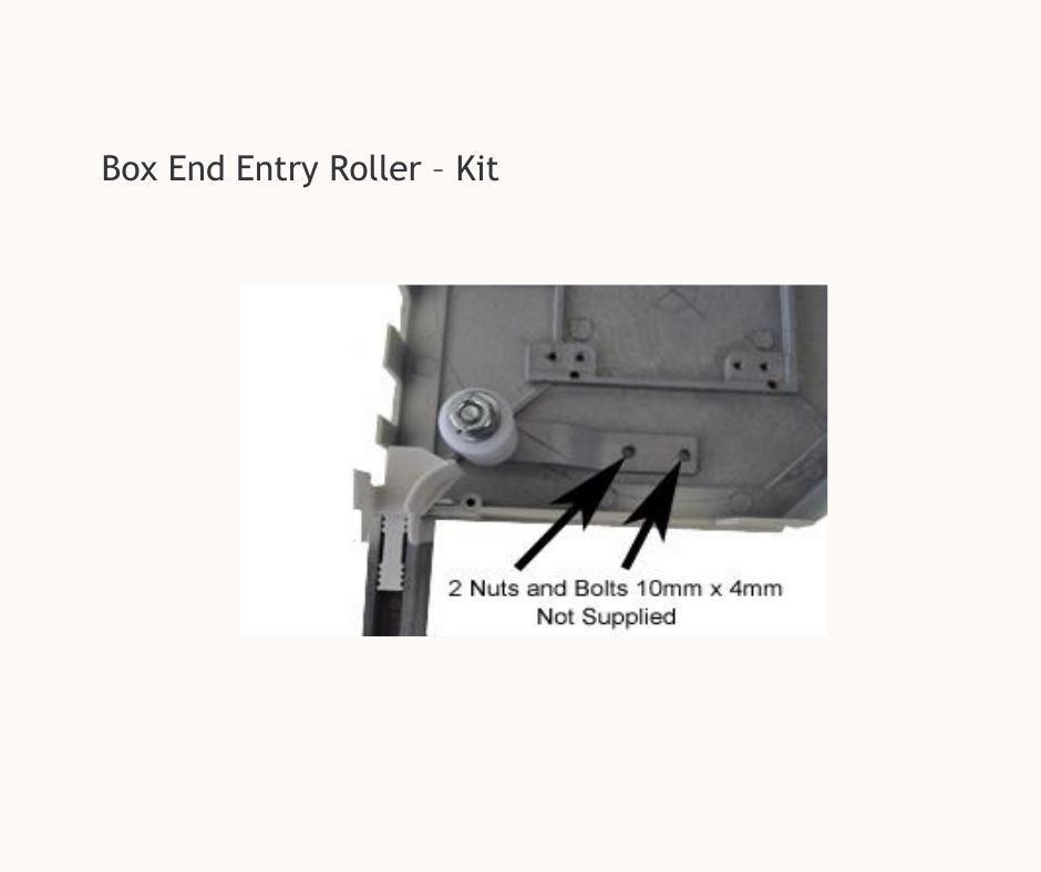 box entry roller shutter manual kit part