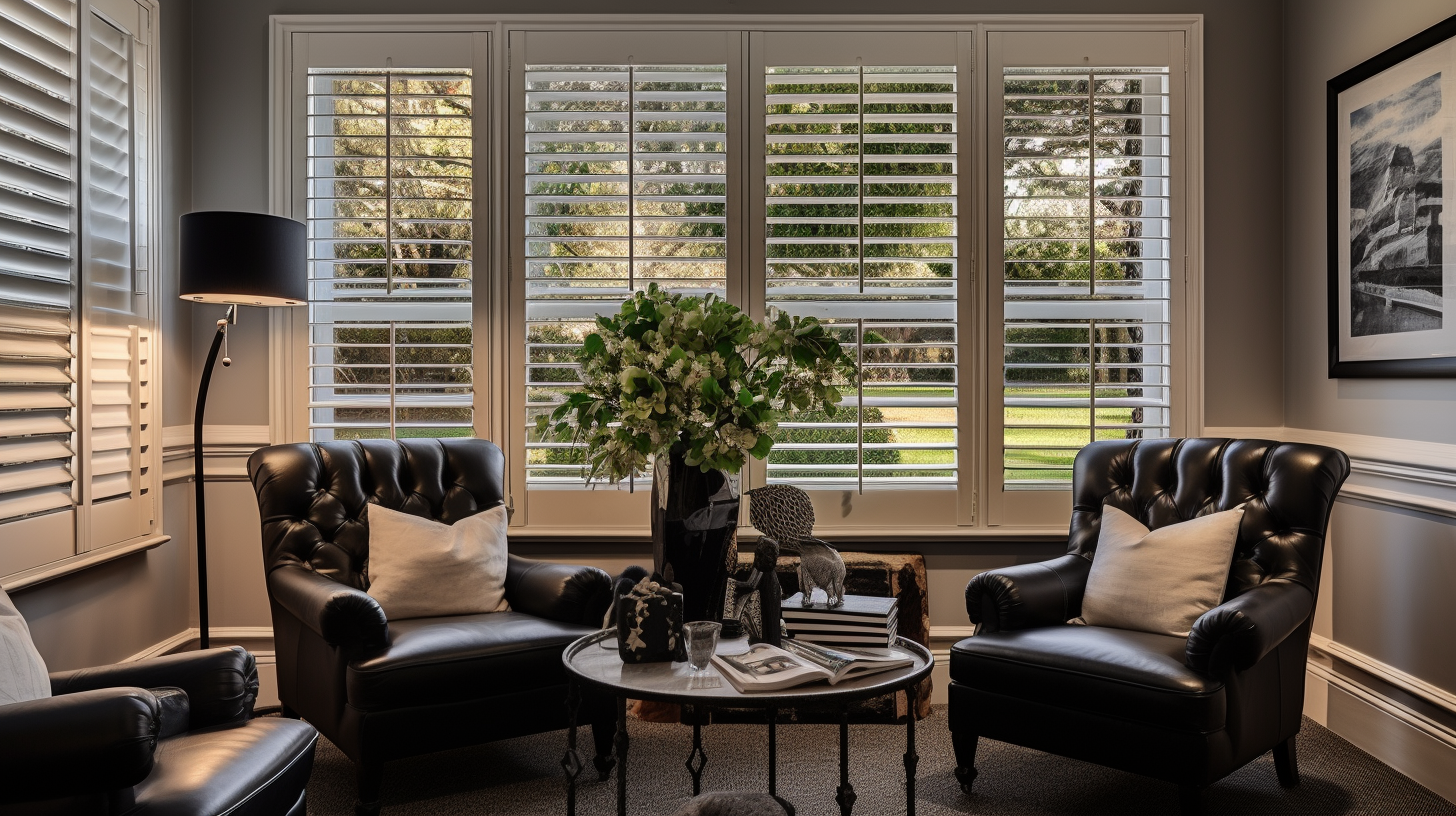 plantation shutter classical aesthetical look