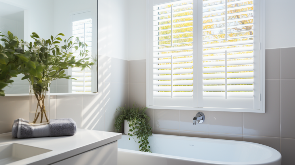 Bathroom shutters are fantastic for sound insulation