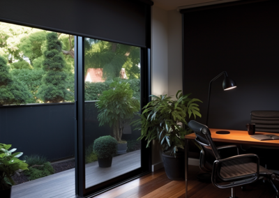 Blackout blinds are perfect for offices and bedrooms.